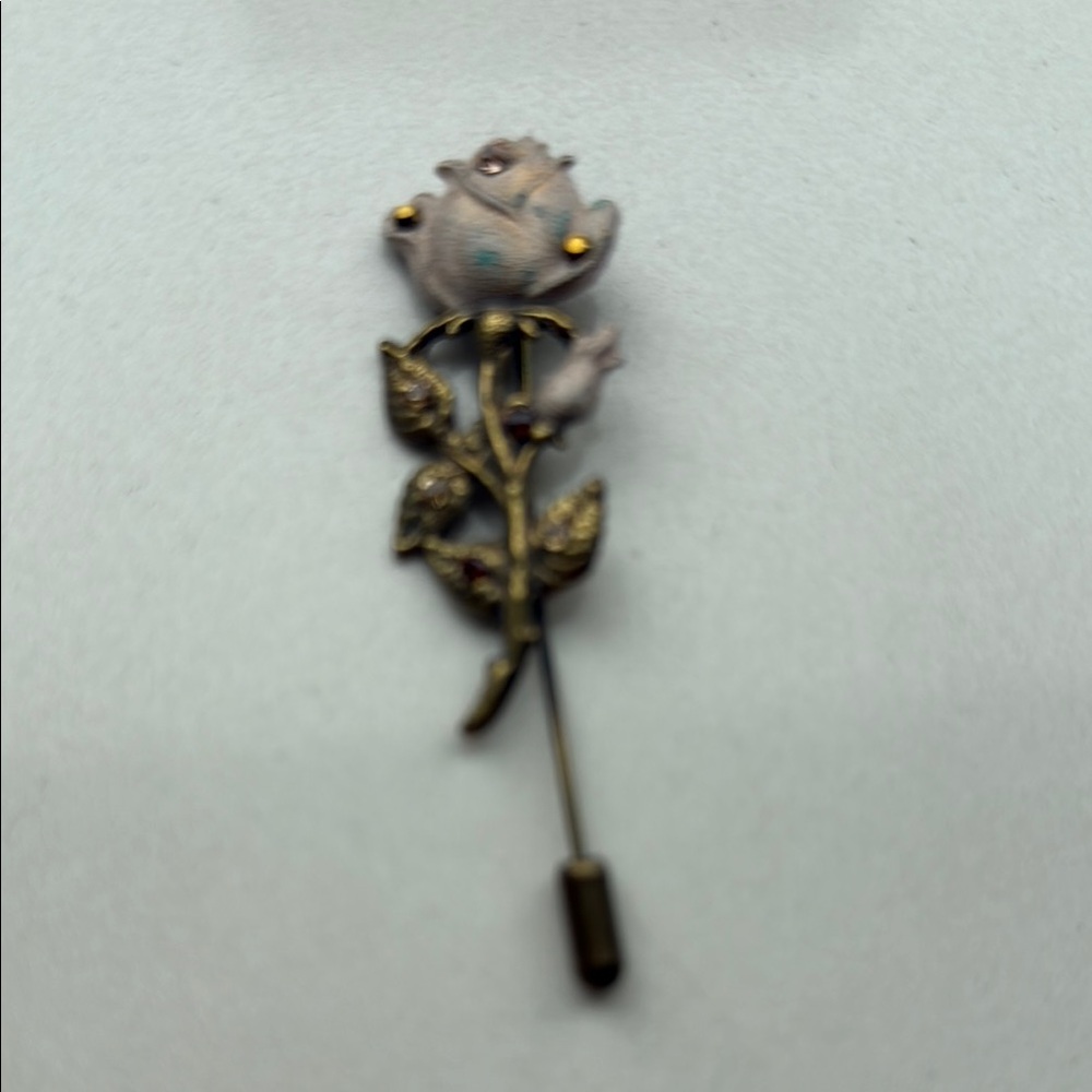 Michal Negrin Elegant Rose Brooch Pin
